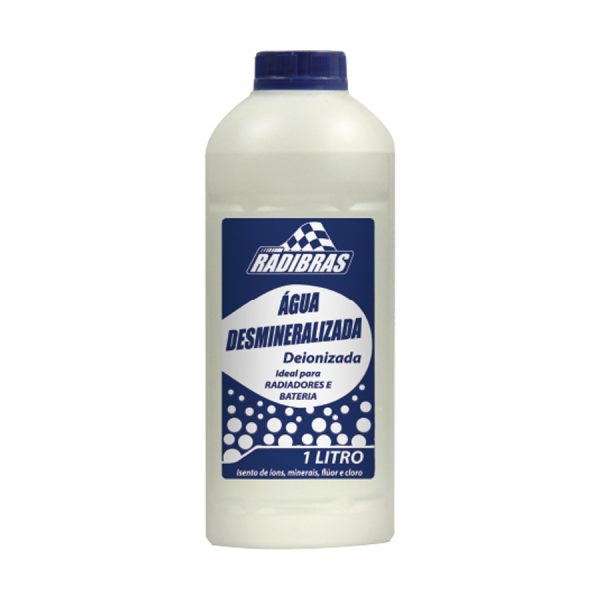 ÁGUA DESMINERALIZADA 1L - RADIBRAS